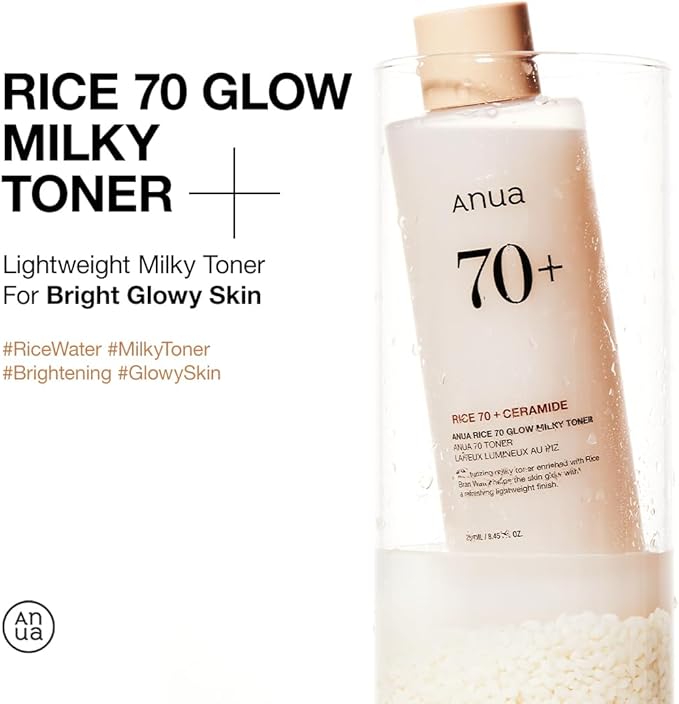 ANUA Rice 70 Glow Milky Toner (250ml)