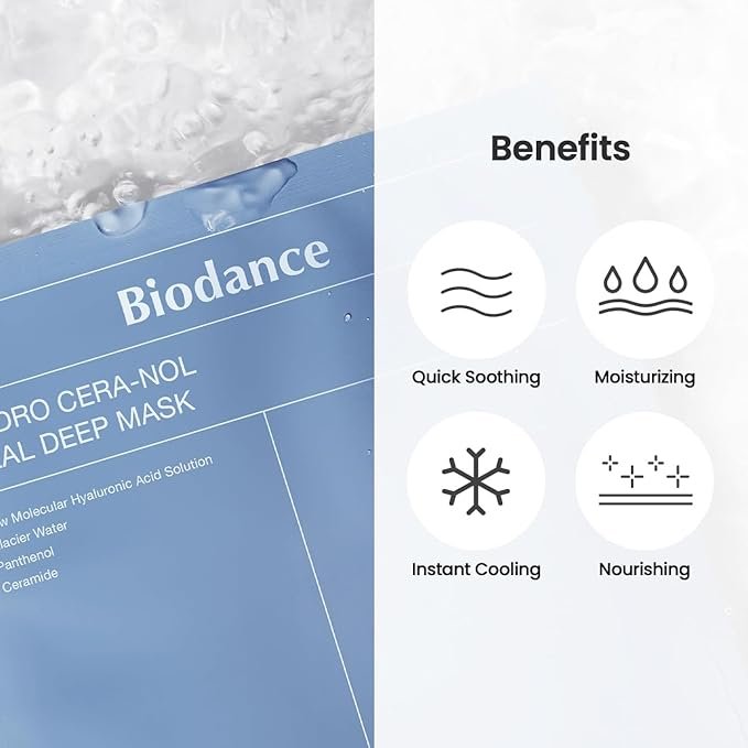 Biodance Bio Mask - Collagen, Cera-nol, Sea Kelp 34g x4ea