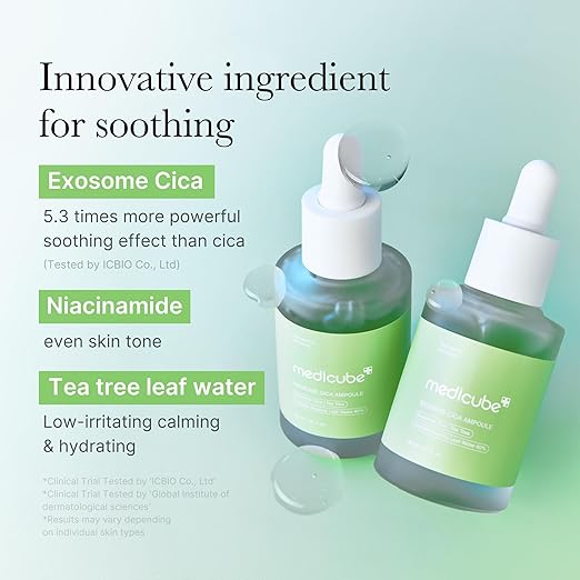 Medicube Exosome Cica Tea Tree Ampoule (30ml)