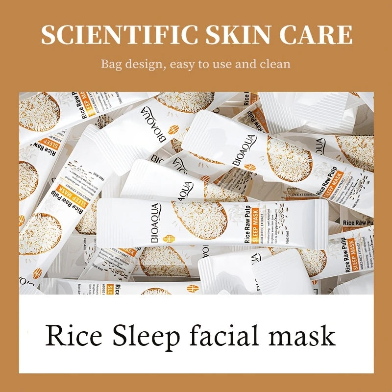 BIOAQUA Rice Raw Pulp Sleeping Mask (20pcs)
