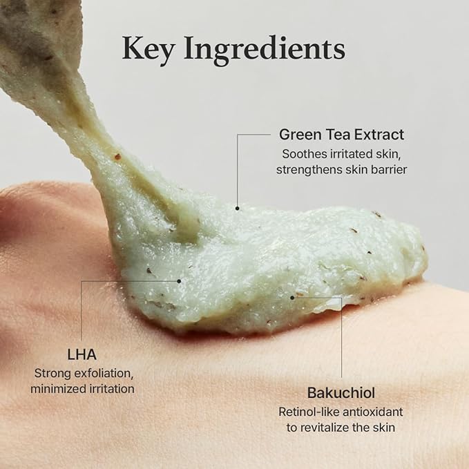 Arencia Green Tea + LHA Deep Pore Rice Cake Cleanser (150g)