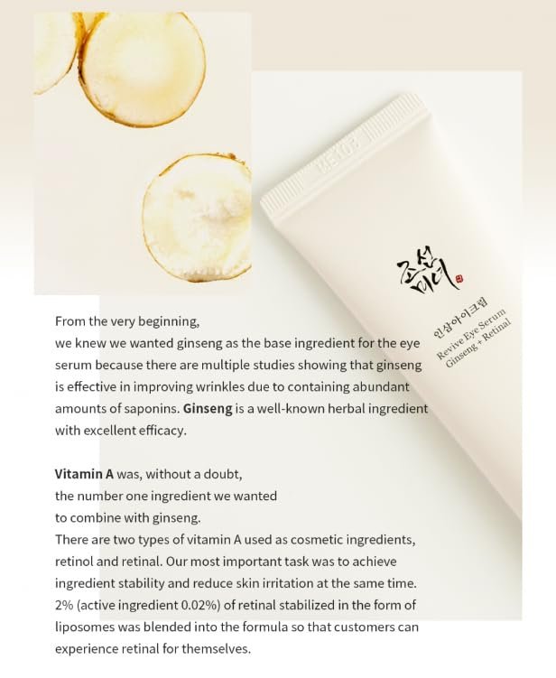 Beauty of Joseon Revive Eye Serum : Ginseng + Retinal (30ml)