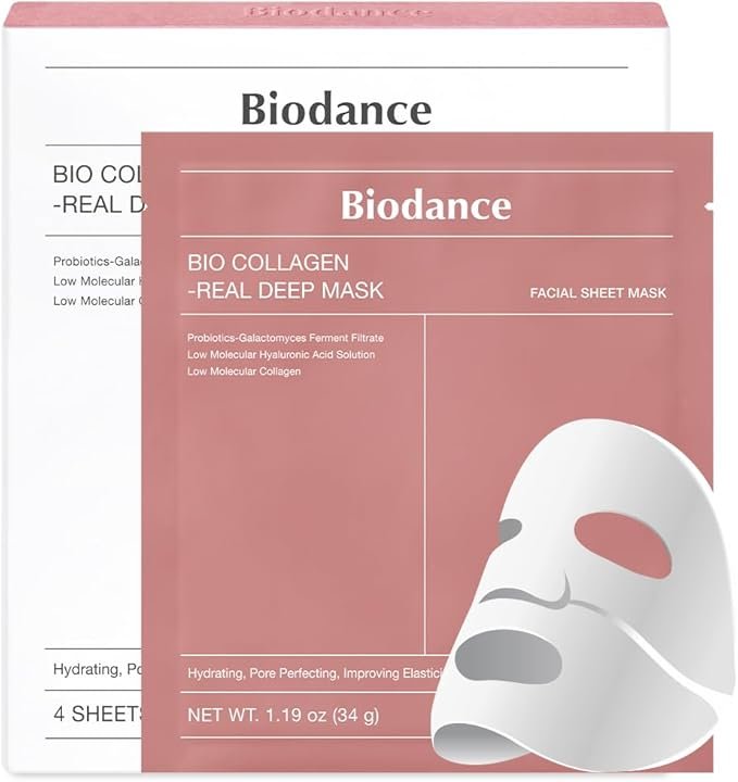 Biodance Bio Mask - Collagen, Cera-nol, Sea Kelp 34g x4ea