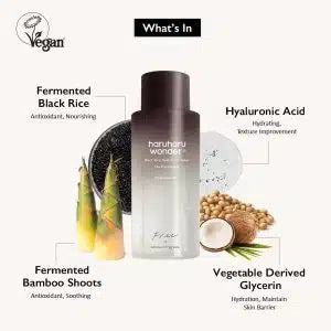 Haruharu Wonder Black Rice Hyaluronic Toner Fragrance Free (150ml)