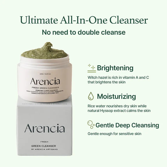 Arencia - Fresh Green Rice Mochi Cleanser (120g)