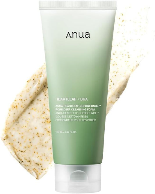 Anua Heartleaf Quercetinol Pore Deep Cleansing Foam (150ml)