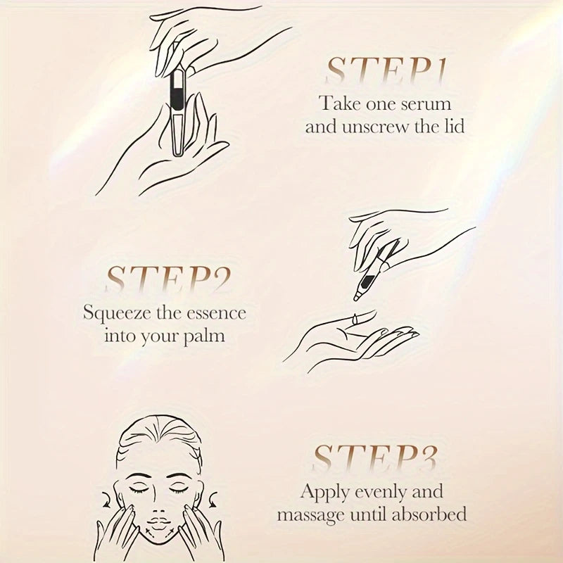 Bioaqua Rice Pulp Second Throw Essence Hyaluronic Acid Smooth Wrinkle Essence Skin Tone Moisturize Delicate Smooth Facial Skin Suitable for Dry Dark Yellow Skin