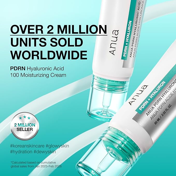 Anua PDRN Hyaluronic Acid 100 Moisturizing Cream (60ml)